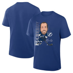 Nikita Kucherov Tampa Bay Lightning - Fanatics Caricature Player T-Shirt Blue