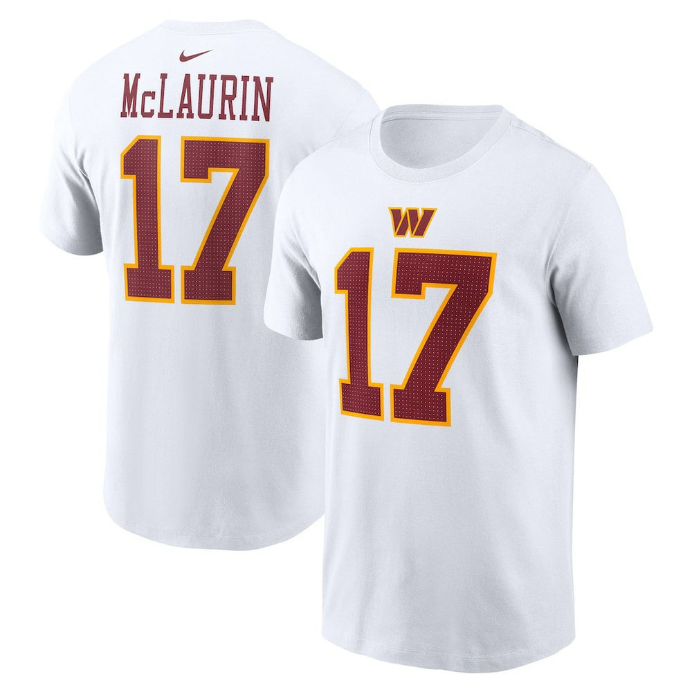 Terry McLaurin Washington Commanders Super Bowl Era Name & Number T-Shirt White - Nike