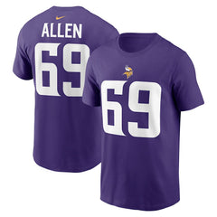 Jared Allen Minnesota Vikings Retired Player Name & Number T-Shirt Purple - Nike