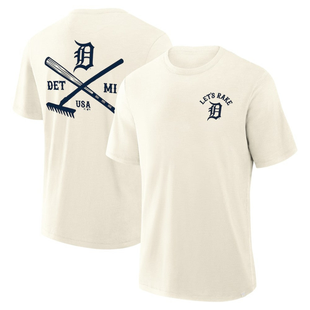 Detroit Tigers Fanatics Nostalgia Stadium Slub T-Shirt On Sale