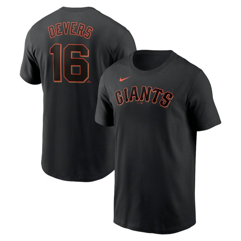 Rafael Devers San Francisco Giants Nike Home Name & Number T-Shirt On Sale