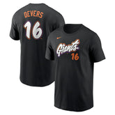 Rafael Devers San Francisco Giants Nike 2025 City Connect Fuse Name & Number T-Shirt Lifestyle