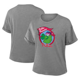 Philadelphia Phillies Fanatics Women's Tribute IYKYK Tri-Blend Boxy T-Shirt Lifestyle