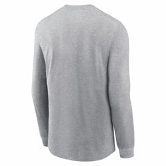 New England Patriots Super Bowl LX Fast As Fast Gets Long Sleeve T-Shirt Heather Gray - Nike