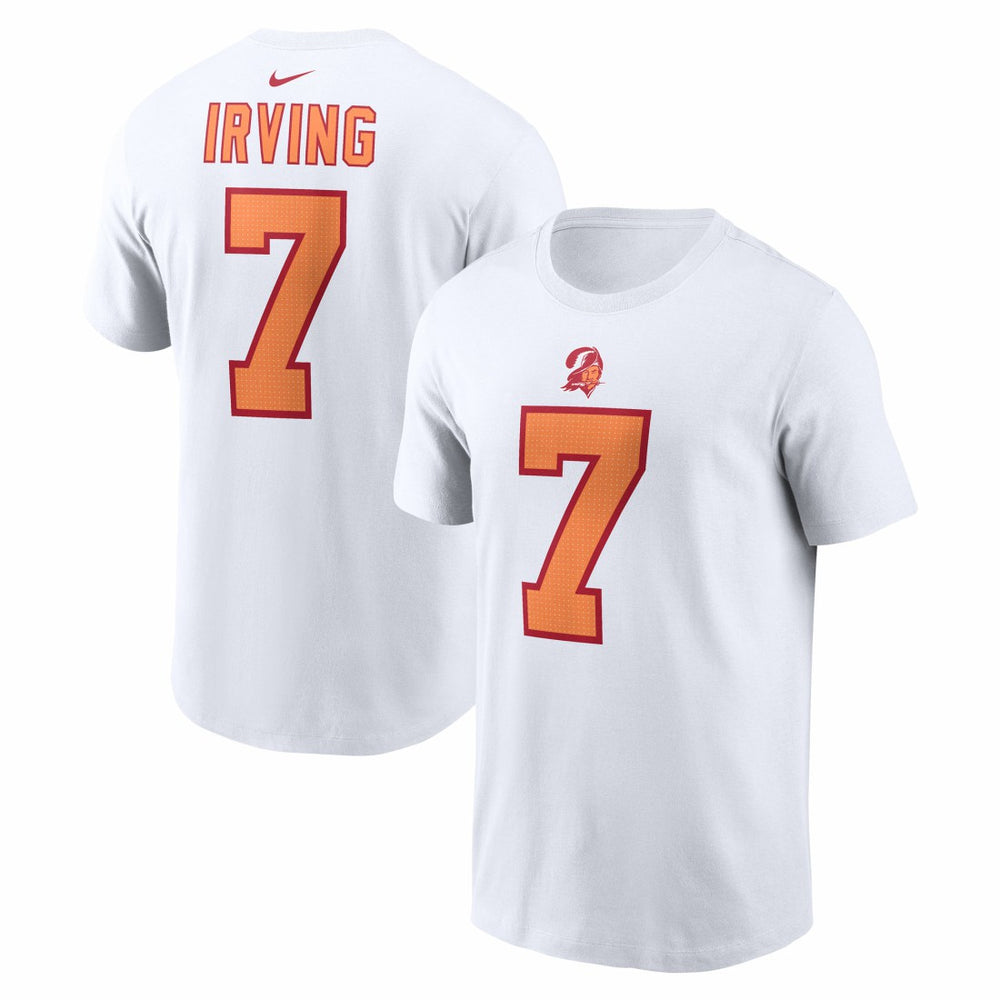 Bucky Irving '76 Tampa Bay Buccaneers 50th Season Alternate Name & Number T-Shirt White - Nike