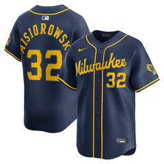 Jacob Misiorowski Milwaukee Brewers Nike Alternate Limited Jersey discount