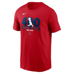 Mike Trout Los Angeles Angels Nike 400 Career Home Runs T-Shirt Lifestyle