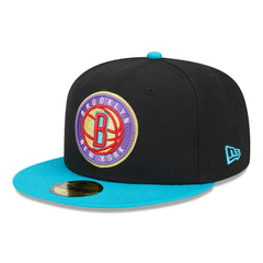 New Era - Brooklyn Nets Arcade Scheme 59FIFTY Fitted Hat - Black/Turquoise