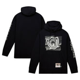 Las Vegas Raiders Gridiron Classics Big Face 7.0 Pullover Hoodie Black - Mitchell & Ness