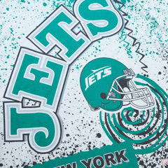 New York Jets Team Burst Sublimated T-Shirt White - Mitchell & Ness