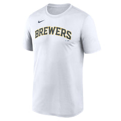 Milwaukee Brewers Nike New Legend Wordmark Dri-FIT T-Shirt On Sale