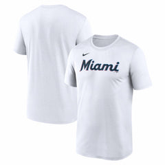 Miami Marlins Nike New Legend Wordmark Dri-FIT T-Shirt Clearance