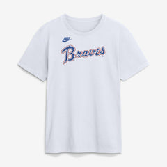 Atlanta Braves Nike Cooperstown Collection Wordmark T-Shirt Near Me