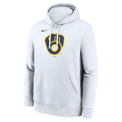Milwaukee Brewers Nike Logo Club Hoodie Sale