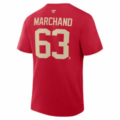 Brad Marchand Florida Panthers - Fanatics 2026 NHL Winter Classic Authentic Stack Name & Number T-Shirt Red