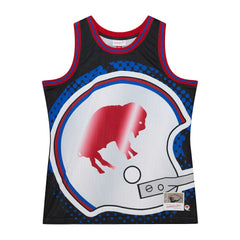 Buffalo Bills Big Face 7.0 Fashion Tank Top Black - Mitchell & Ness