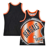 Cincinnati Bengals Big Face 7.0 Fashion Tank Top Black - Mitchell & Ness