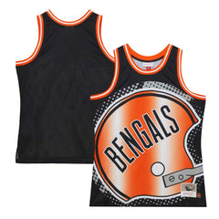 Cincinnati Bengals Big Face 7.0 Fashion Tank Top Black - Mitchell & Ness