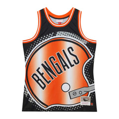 Cincinnati Bengals Big Face 7.0 Fashion Tank Top Black - Mitchell & Ness