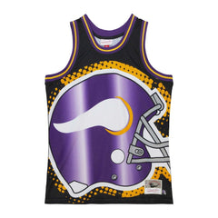 Minnesota Vikings Big Face 7.0 Fashion Tank Top Black - Mitchell & Ness