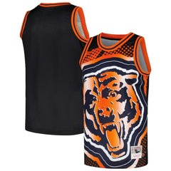 Chicago Bears Big Face 7.0 Fashion Tank Top Black - Mitchell & Ness