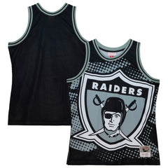 Las Vegas Raiders Big Face 7.0 Fashion Tank Top Black - Mitchell & Ness