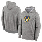 Milwaukee Brewers Nike Primary Logo Therma Hoodie Online