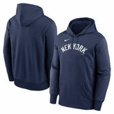 New York Yankees Nike Primary Wordmark Therma Hoodie discount