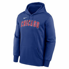 Chicago Cubs Nike Primary Wordmark Therma Hoodie Clearance