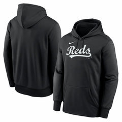 Cincinnati Reds Nike Primary Wordmark Therma Hoodie Near Me