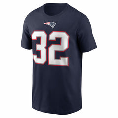 TreVeyon Henderson New England Patriots Name & Number T-Shirt Navy - Nike