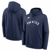 New York Yankees Nike Cooperstown Collection Wordmark Club Hoodie Clearance
