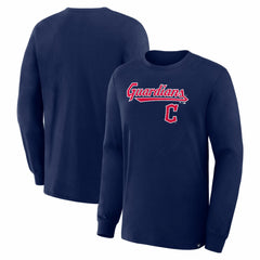 Cleveland Guardians Fanatics Lock-Up Legacy Long Sleeve T-Shirt On Sale