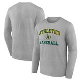 Athletics Logo Athletic Heart & Soul Long Sleeve T-Shirt Clearance