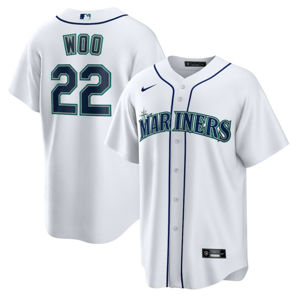Bryan Woo Seattle Mariners Nike Home Replica Jersey discount