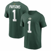 Micah Parsons Green Bay Packers Name & Number T-Shirt Green - Nike