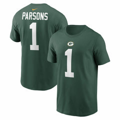 Micah Parsons Green Bay Packers Name & Number T-Shirt Green - Nike