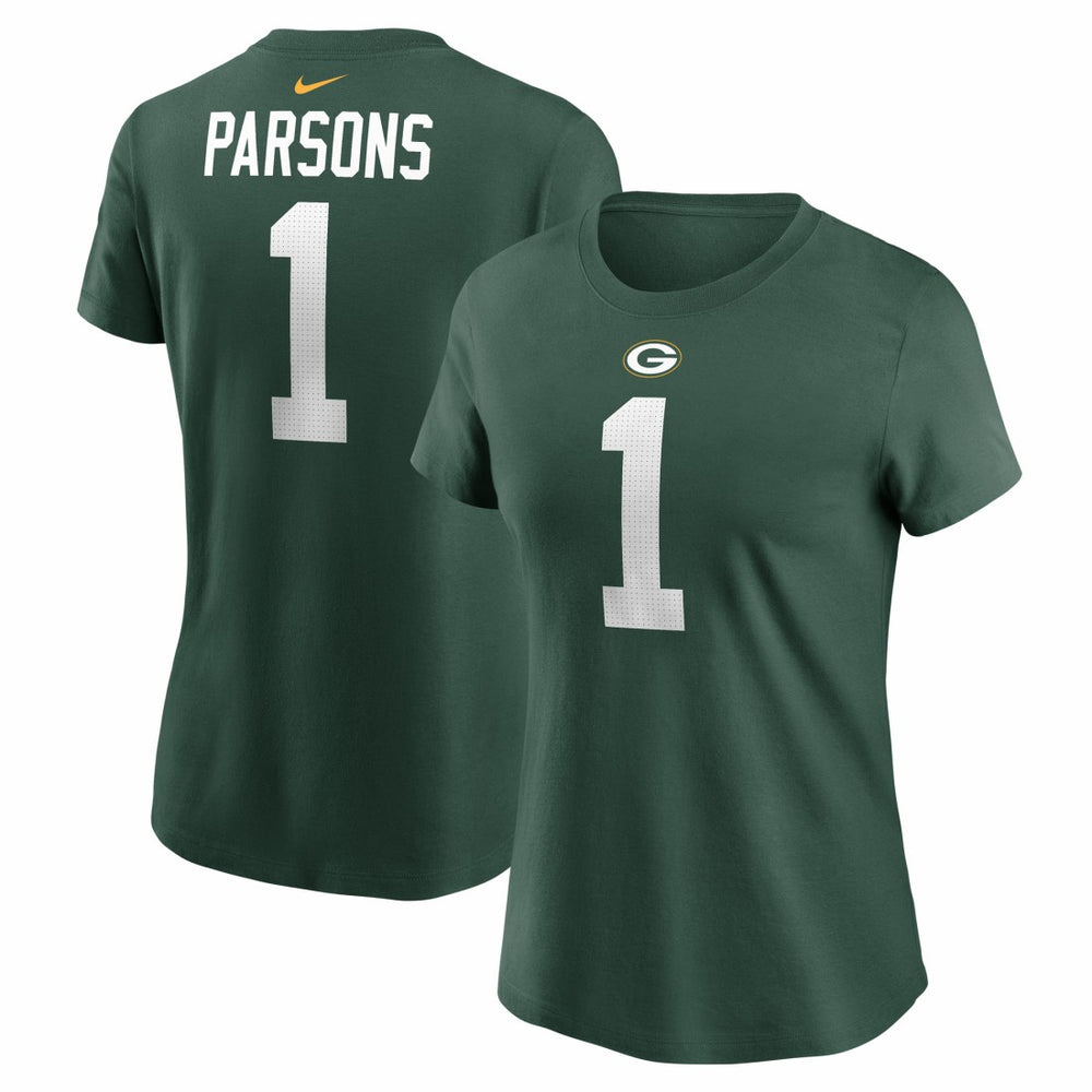 Micah Parsons Green Bay Packers Women's Name & Number T-Shirt Green - Nike