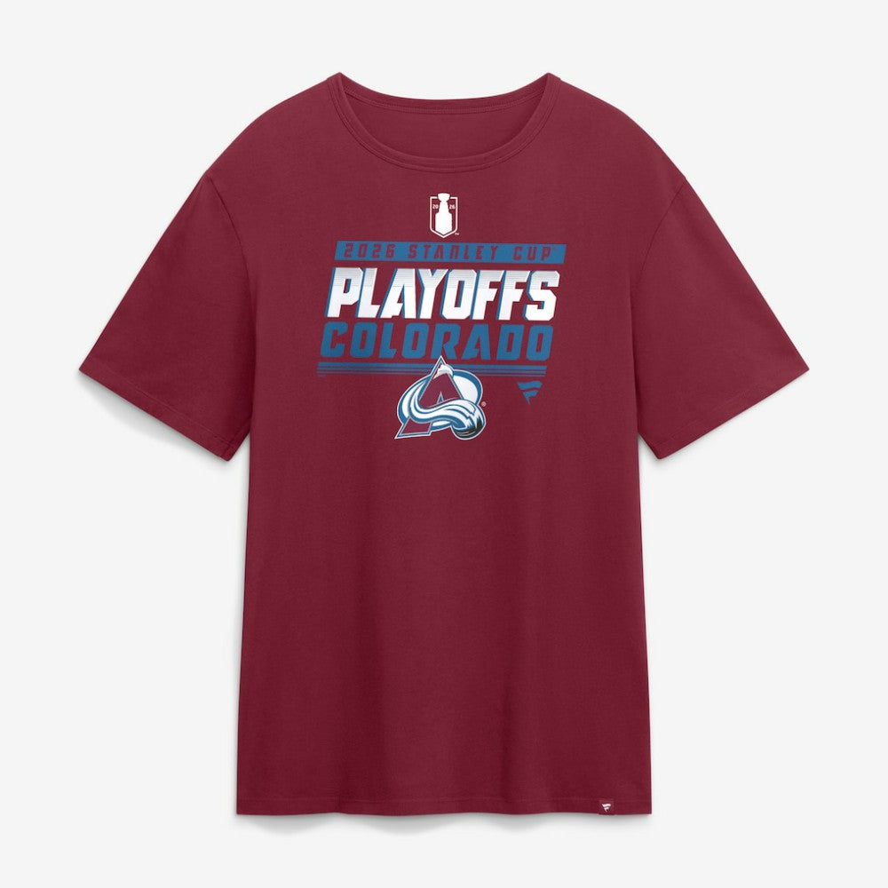 Colorado Avalanche - Fanatics 2026 Stanley Cup Playoffs T-Shirt Garnet