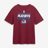 Colorado Avalanche - Fanatics 2026 Stanley Cup Playoffs T-Shirt Garnet