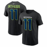 Jaxon Smith-Njigba Seattle Seahawks Carbon Name & Number T-Shirt Black - Nike