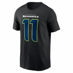 Jaxon Smith-Njigba Seattle Seahawks Carbon Name & Number T-Shirt Black - Nike