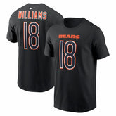 Caleb Williams Chicago Bears Carbon Name & Number T-Shirt Black - Nike