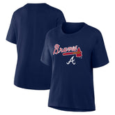 Atlanta Braves Fanatics Women's Lockup Legacy T-Shirt Lifestyle