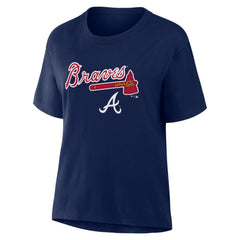Atlanta Braves Fanatics Women's Lockup Legacy T-Shirt Lifestyle