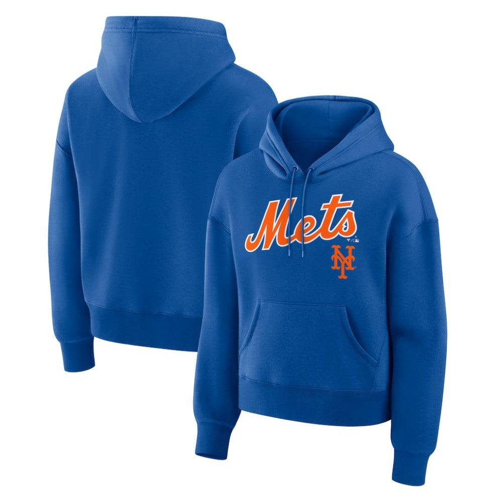 New York Mets Fanatics Women's Lockup Legacy Fleece Hoodie for sale
