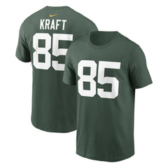 Tucker Kraft Green Bay Packers Player Name & Number T-Shirt Green - Nike