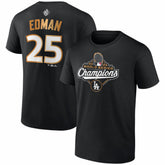 Tommy Edman Los Angeles Dodgers Fanatics 2025 World Series Champions Name & Number T-Shirt discount