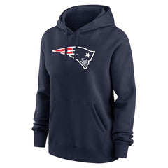 Drake Maye New England Patriots Women's Player Name & Number Fleece Hoodie Navy - Nike
