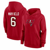 Baker Mayfield Tampa Bay Buccaneers Women's Player Name & Number Fleece Hoodie Red - Nike